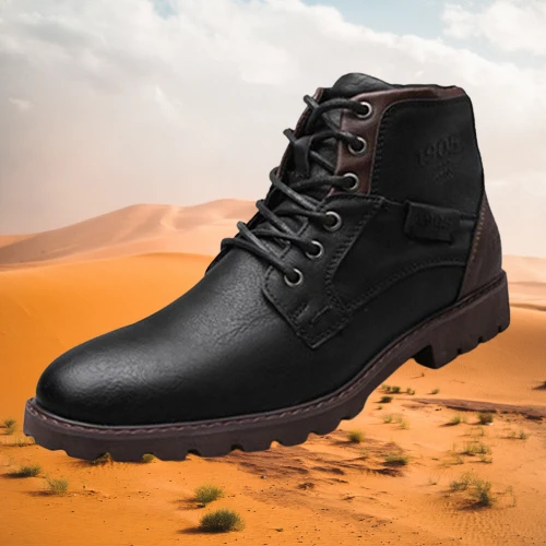 Black Combat Men Boots Non-Slip Outdoor Hiking Boots