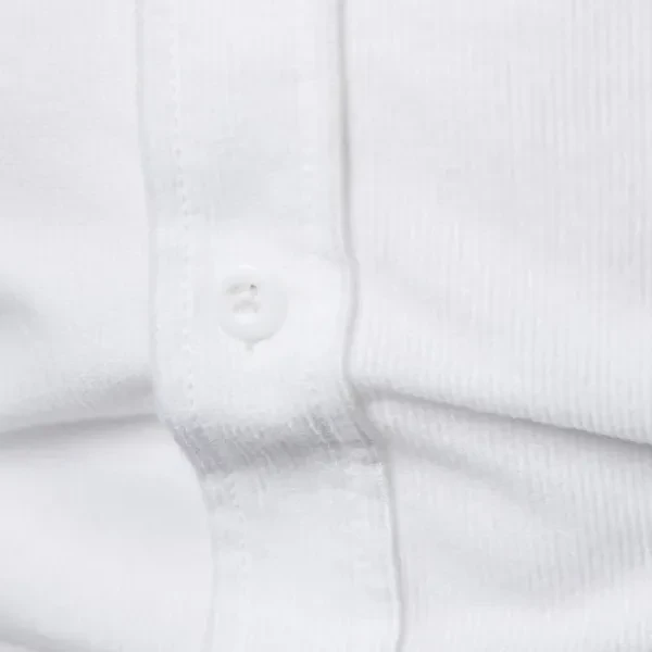 Solid Color Long Sleeve Men Fit Shirt With Chest Pocket, Comfortable Men Busines