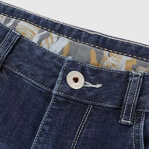 Black Denim Fashion Pant Athletic Fit Tapered Straight Leg 5-Pocket Jean for Men