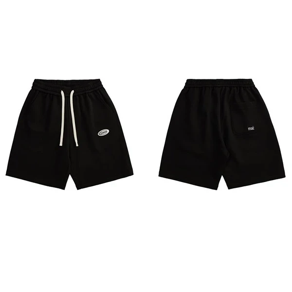 Black Loose Shorts - Men's Summer Casual Quick-Drying Pants with Pockets