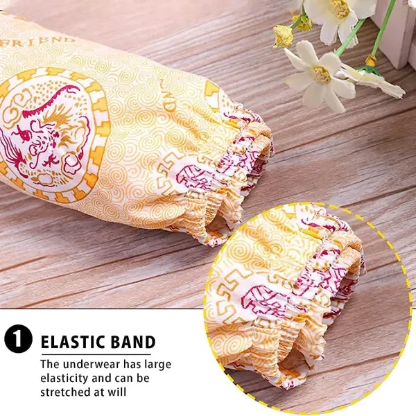 Men's Printed Letter Shorts Comfortable & Breathable All-Season Boxers