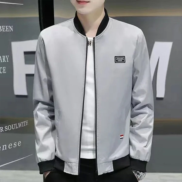 Men's Winter Zipper Closure Fleece Jacket - Stay Warm & Stylish