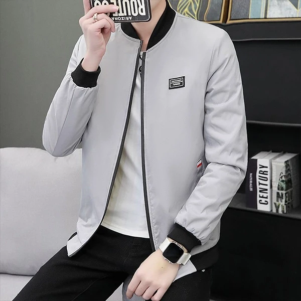 Men's Premium Wine Red Winter Jacket Stay Warm & Stylish with Zip-Up Windbreaker