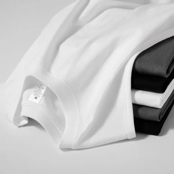 Summer Men's Fitness Breathable White Sweat Vest - Heavy Cotton, Sleeveless, Tre