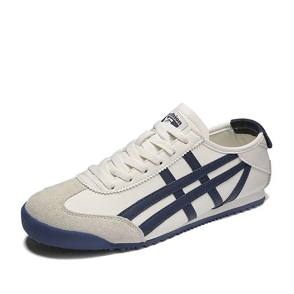 Colorful Stripes Pattern Men Flat Shoes Lace Up Soft Bottom Fashion Casual Party