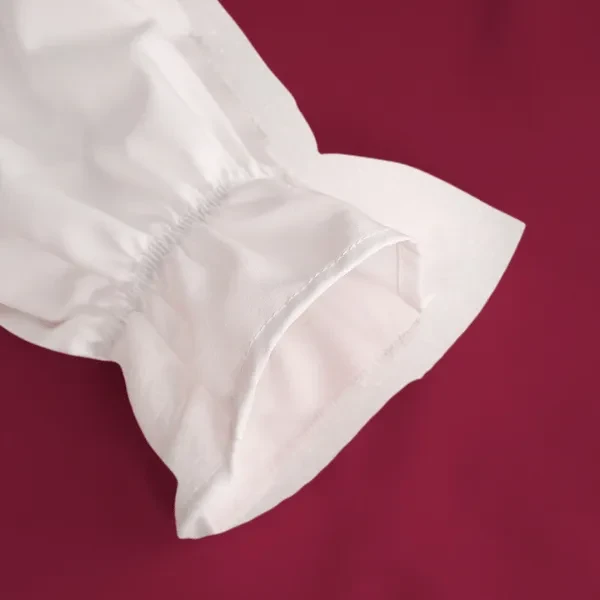 Muslim Women Claret Red Abaya Dress, A Line Patchwork Long Maxi Dress, Long Slee