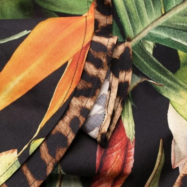 Multi Floral Printed Ruffle Scoop Neck Women Maxi A-Line Sleeveless Dress