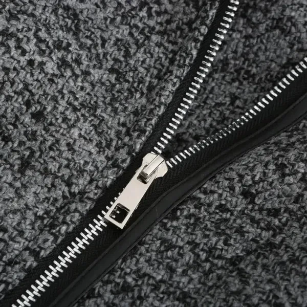 Stylish Zip-Up Design Long Sleeves Women Outerwear Hooded Jacket