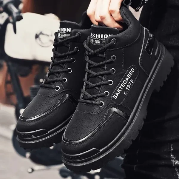 Premium Quality Ankle Top Lace Closure Men Stylish Footwear Fashion Outdoor Trav