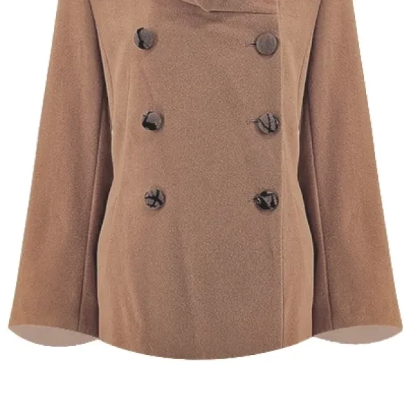 Button-Up Winter Coat Full Sleeves Jacket