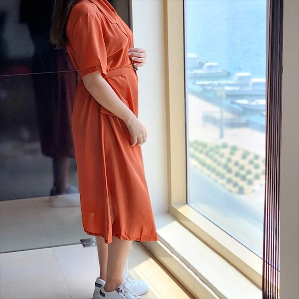 Coffee Suit Style Half Sleeves Cardigan - Women's Jacket