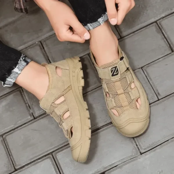 Breathable Sandals w/ Velcro Closure - Perfect for Everyday & Outdoor Walking (M