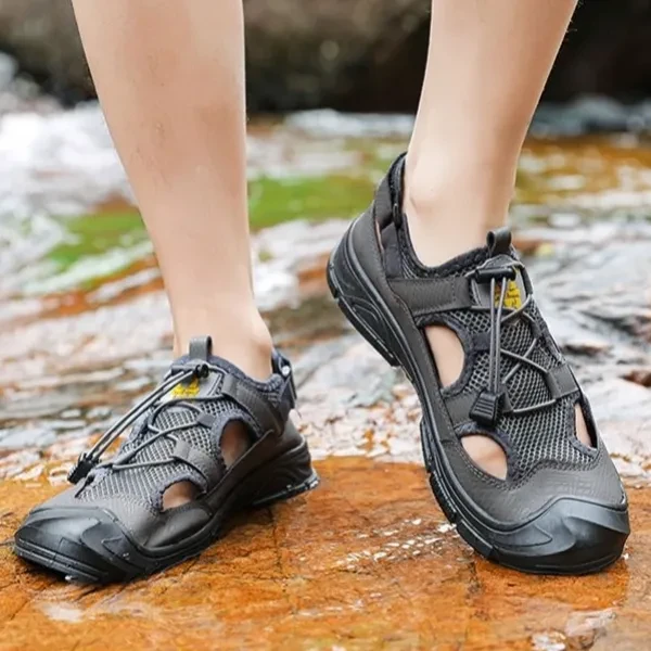 Breathable Sandals w/ Velcro Closure - Perfect for Everyday & Outdoor Walking (M