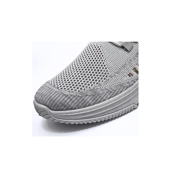 Breathable Mesh Detail Lace-Up Front Soft Sole Lightweight Men Outdoor Sports We