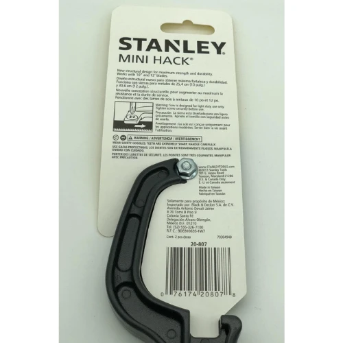 Stanley 20-807 10-Inch Mini-Hack Light-Duty Utility Saw