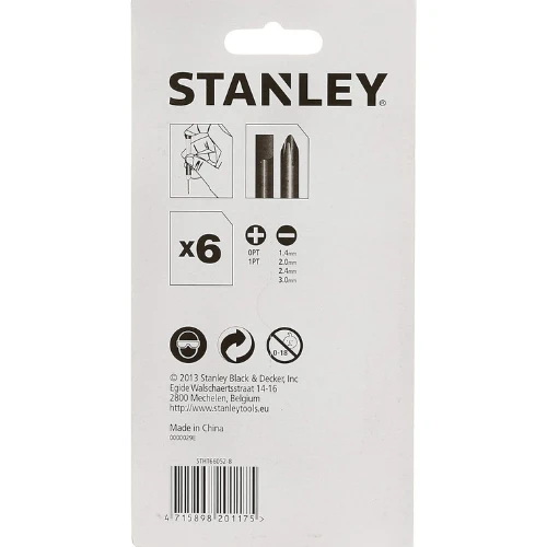 Stanley 0-66-052 Precision Screwdriver 6 Piece Set