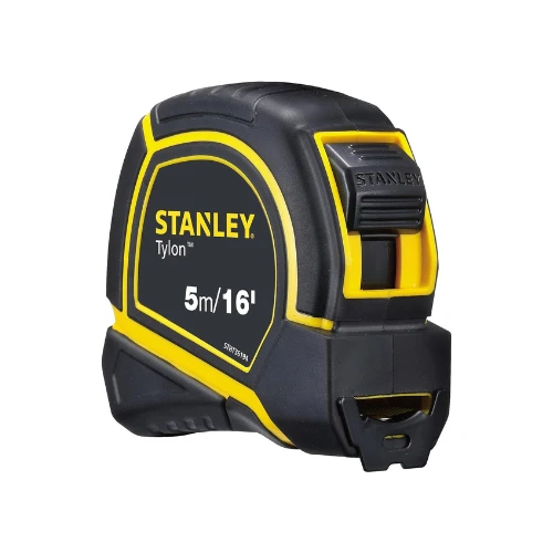 Stanley Tylon Short Tape Measure, 5m/16' x 19mm, Yellow/Black, STHT36194