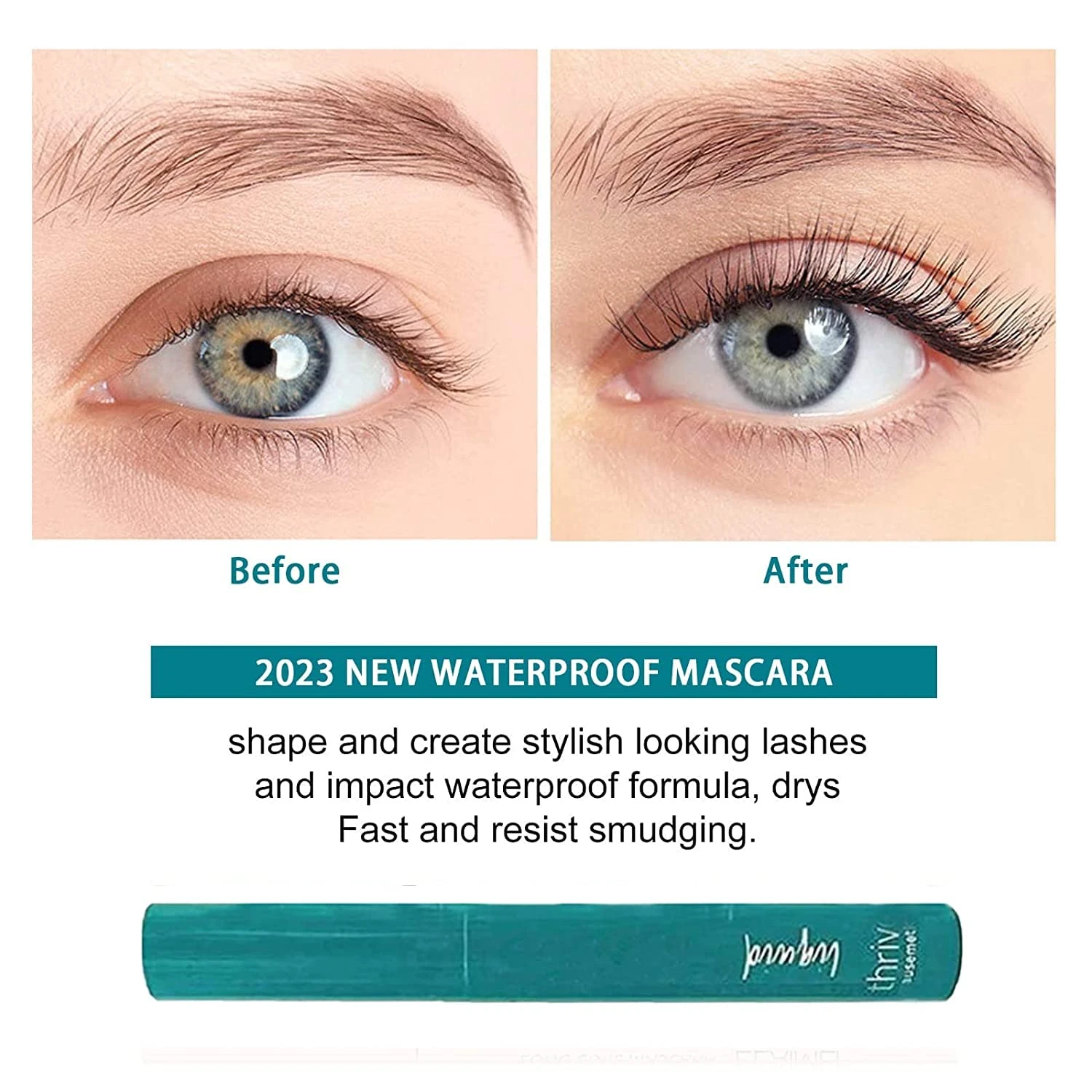 Liquid Lash Extensions Mascara,Mascara Liquid Lash Extensions,Long-Lasting, Dram