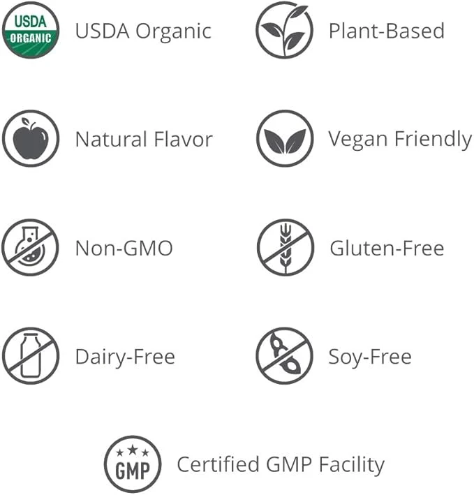 HumanN HeartGreens | Superfood Organic Powder with Wheatgrass, Kale, Spinach, an