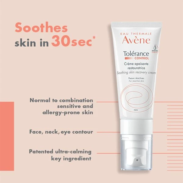 Avene Tolerance Control Soothing Skin Recovery Cream For Sensitive Skin 40Ml