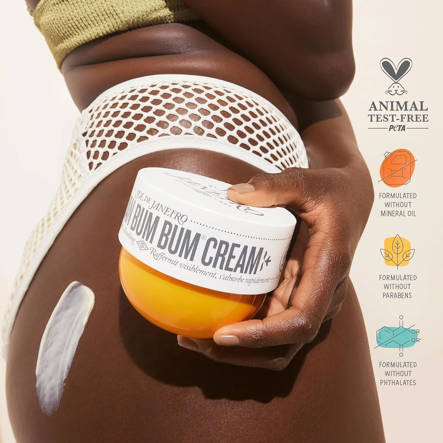 SOL DE JANEIRO - Brazilian Bum Bum Cream 240 ml (Pack of 1)