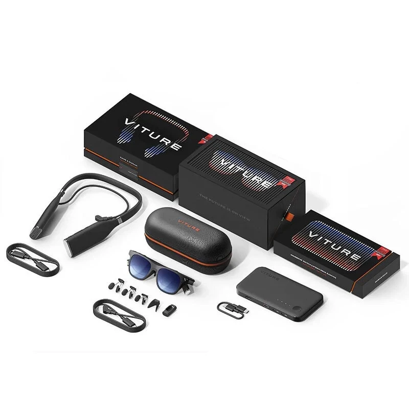 VITURE One XR Smart Glasses - 120" Full HD Display, 3D Gaming, Harman Sound, Myo