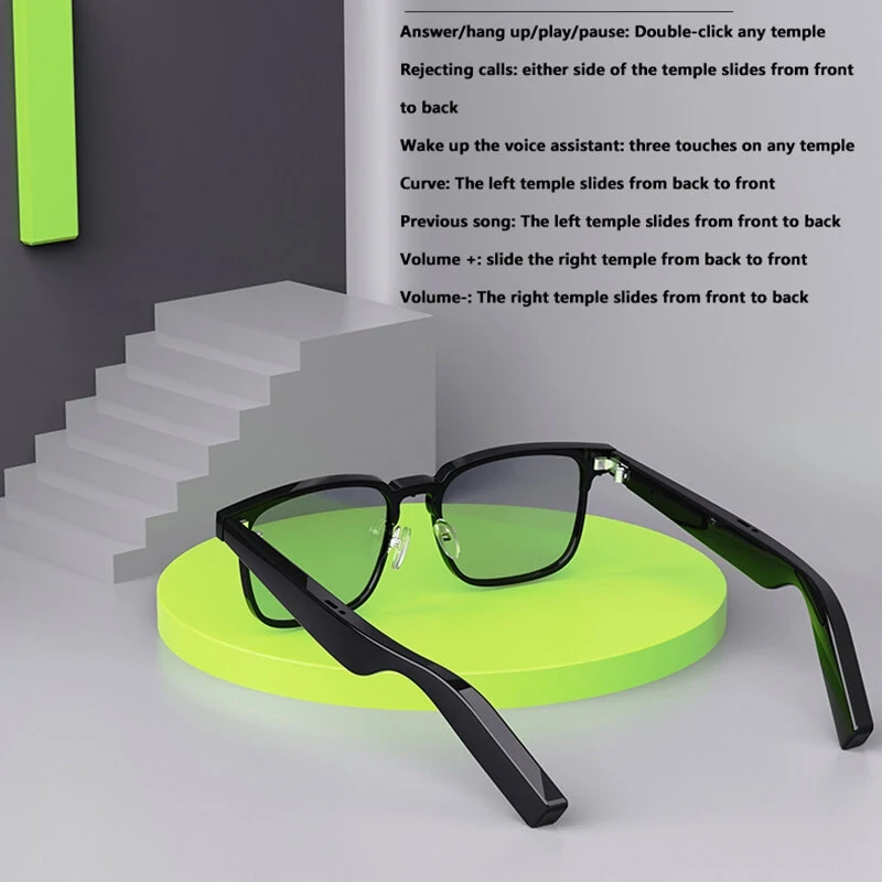 KX31 TWS bluetooth Music Glasses Earphone bluetooth Call HiFi Stereo ACC Audio A