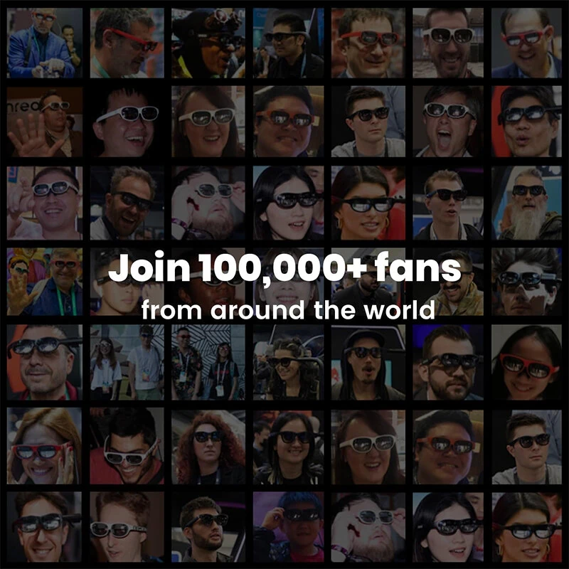 XREAL Nreal Air AR Smart Glasses with Massive 201" Micro-OLED Virtual Theater 3D