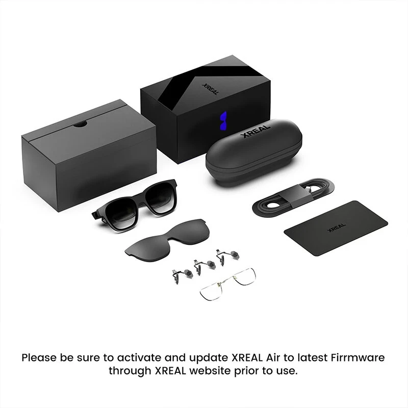 XREAL Nreal Air AR Smart Glasses with Massive 201" Micro-OLED Virtual Theater 3D