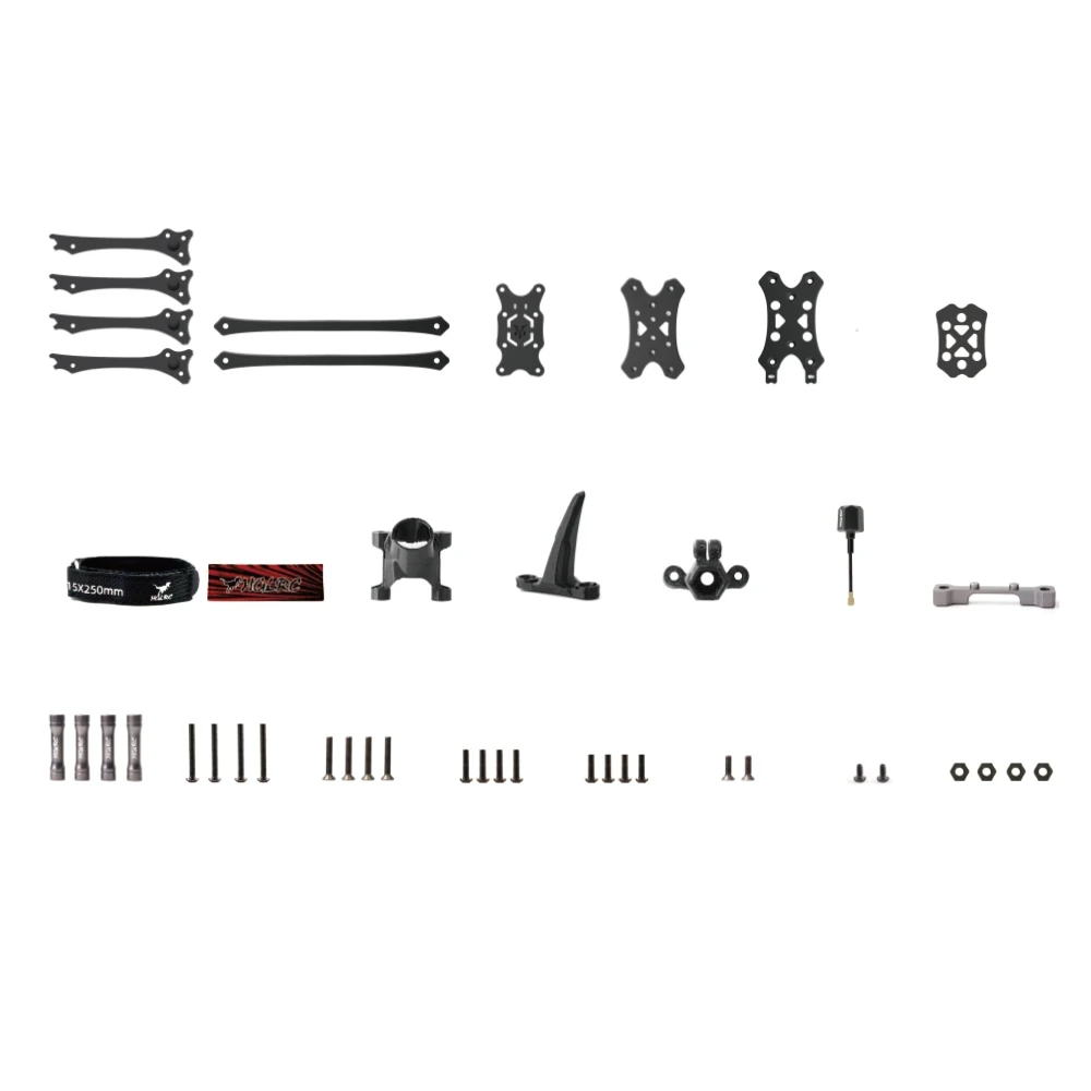 HGLRC Wind5 Lite V2 195mm Wheelbase 5 Inch Frame Kit for RC FPV Racing Drone - B