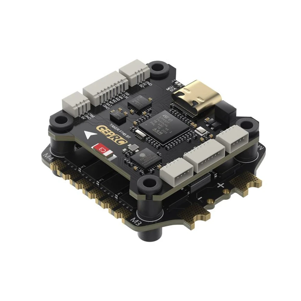 30.5×30.5mm GEPRC TAKER F745 BT Flight Controller with H60_BLS 60A 4IN1 ESC 5V 1