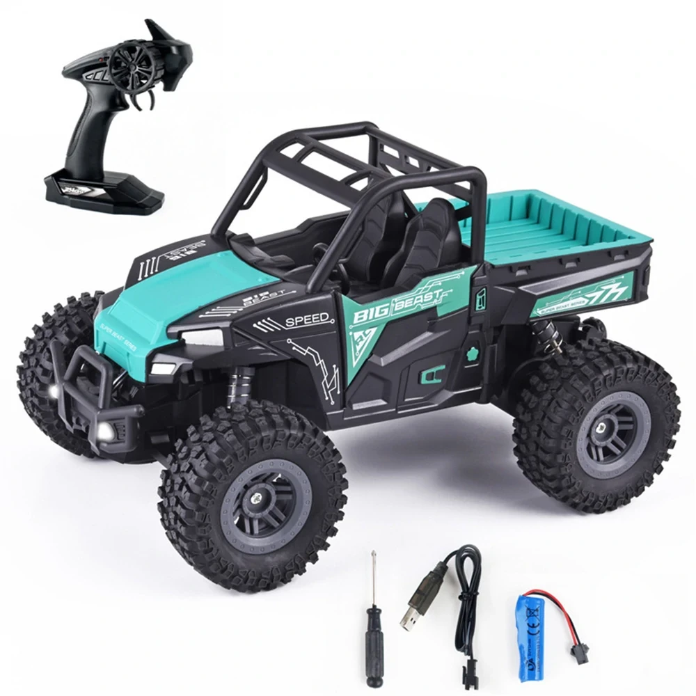 KYAMRC UJ99 P187 RTR 1/18 2.4G RWD RC Car LED Light Off-Road Climbing Truck Kids