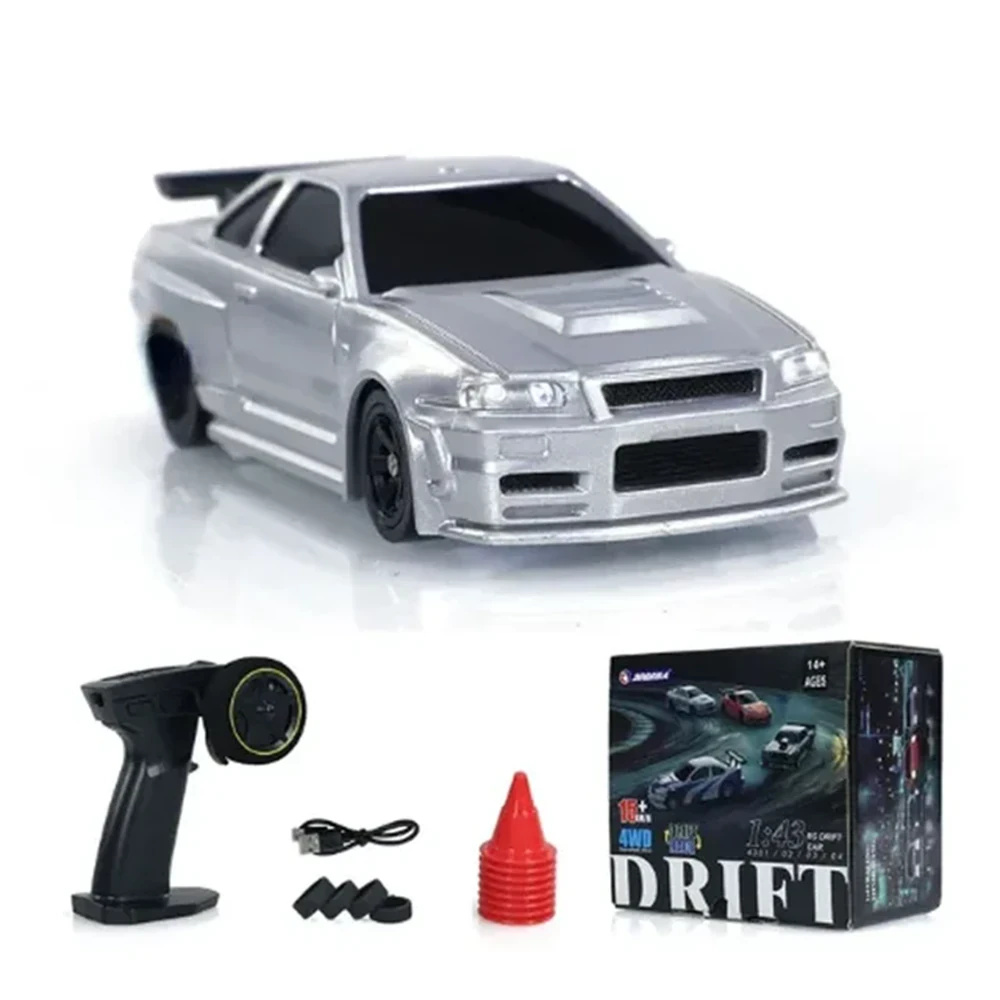 JIABAILE 4301/02/03/04 RTR 1/43 2.4G 4WD Drift RC Car Mini Race LED Light Radio
