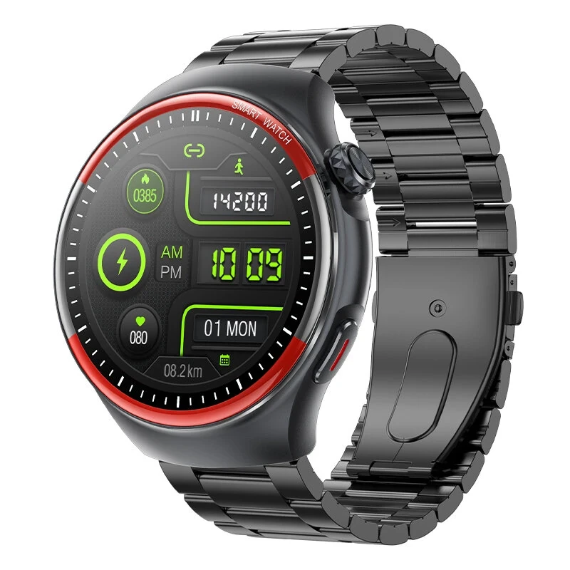 T82 Smart Watch - 1.43" AMOLED, Non-Invasive Glucose, HRV, NFC, Bluetooth Call,