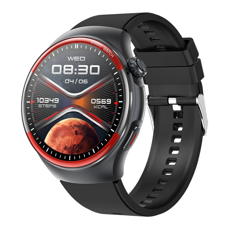 T82 Smart Watch - 1.43" AMOLED, Non-Invasive Glucose, HRV, NFC, Bluetooth Call,