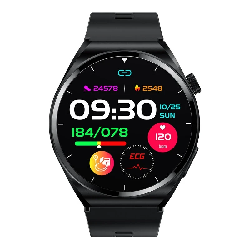 S22 Smart Watch - 1.39" HD, Air Pump & Airbag, ECG, Glucose & Lipid Monitoring,