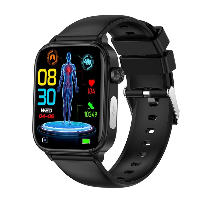 ET570 Smart Watch - 1.96" HD Screen, Bluetooth Call, ECG, Health Monitoring, IP6