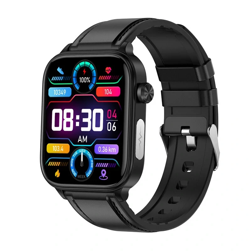 ET570 Smart Watch - 1.96" HD Screen, Bluetooth Call, ECG, Health Monitoring, IP6