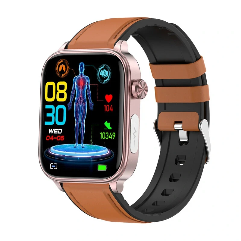 ET570 Smart Watch - 1.96" HD Screen, Bluetooth Call, ECG, Health Monitoring, IP6