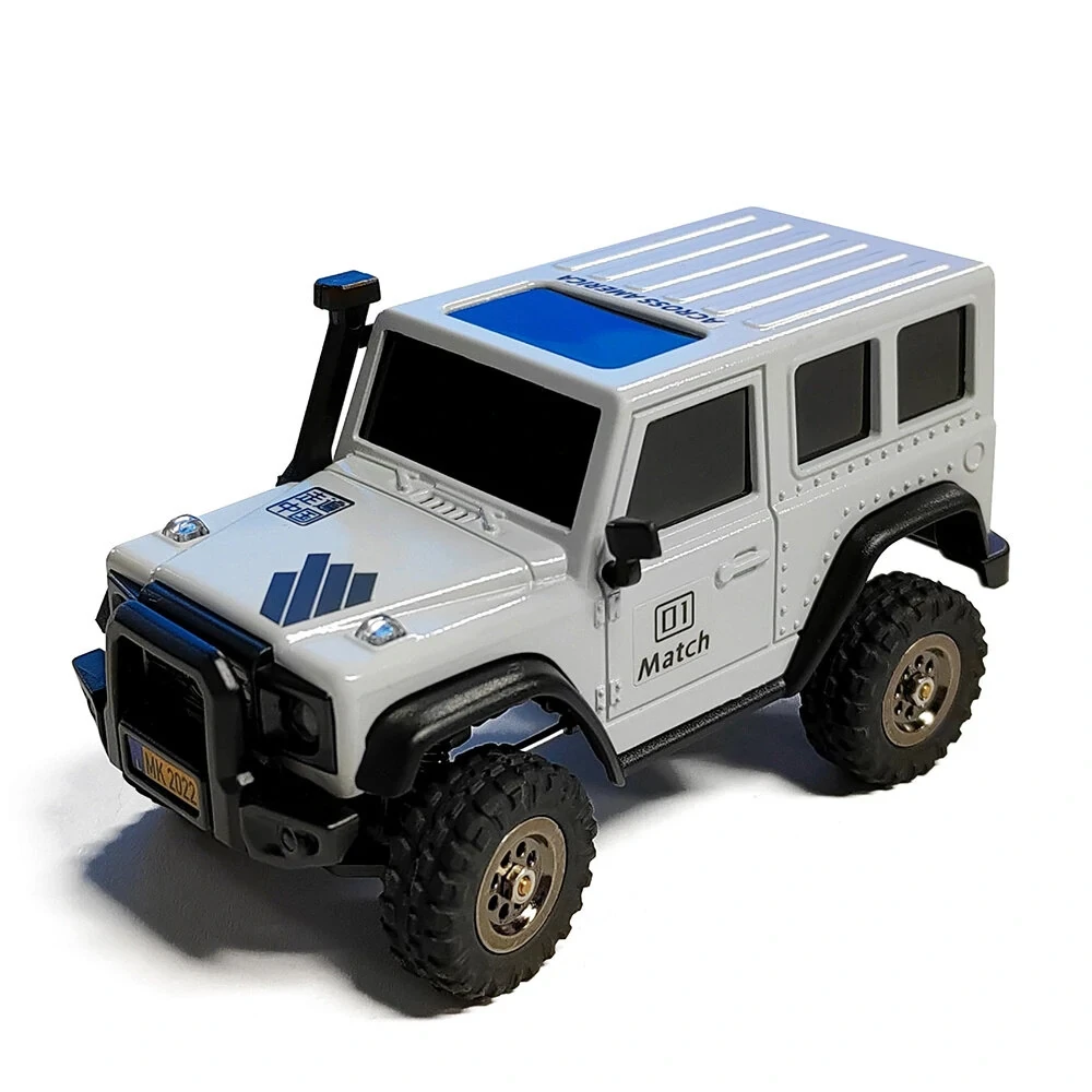LDARC X43 1/43 2.4G 4WD RC Car Rock Crawler Mini Climbing LED Light Off-Road Veh