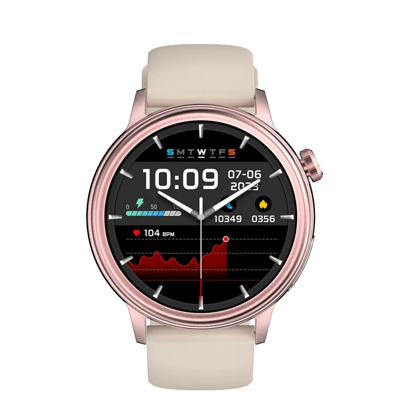 ET470 Smart Watch - 1.39" HD Screen, ECG, Blood Sugar & Composition Testing, Blu