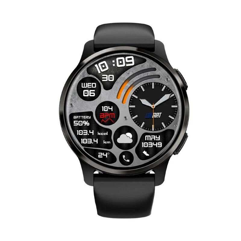 LOKMAT APPLLP 2 Smart Watch - 1.508" AMOLED, 4G/5G, GPS, 5MP Camera, 750mAh Batt