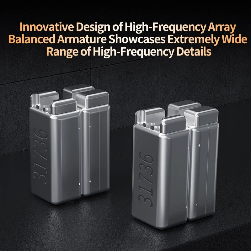 KZ-ZS12 PRO X Earbuds - 5BA+1DD, 12 Drivers, HiFi Bass, In-Ear Monitor, 3.5mm Wi