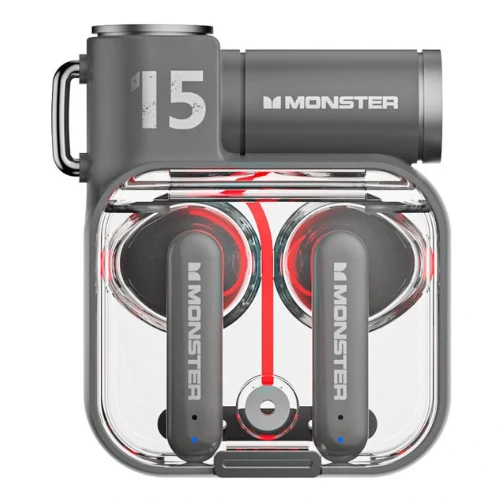 MONSTER XKT15 TWS Wireless Earbuds bluetooth Earphone Bass HiFi HD Calls Semi-in