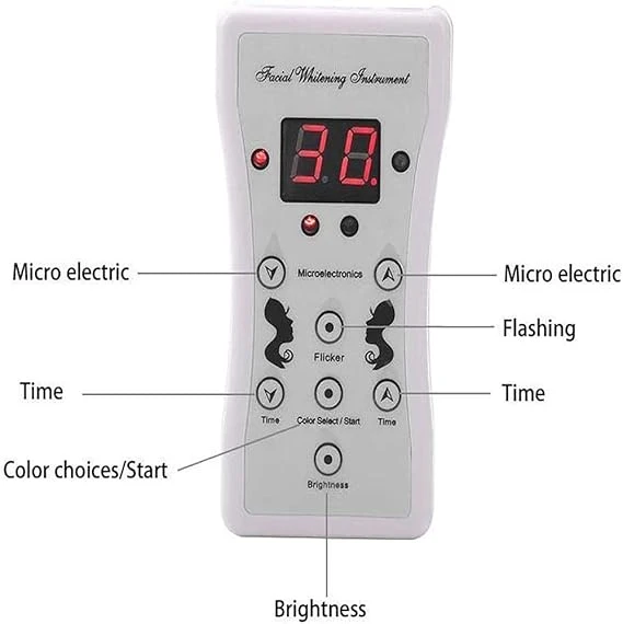 LED Light Therapy Mask for Face & Neck – 7 Colors Skin Rejuvenation Machine for