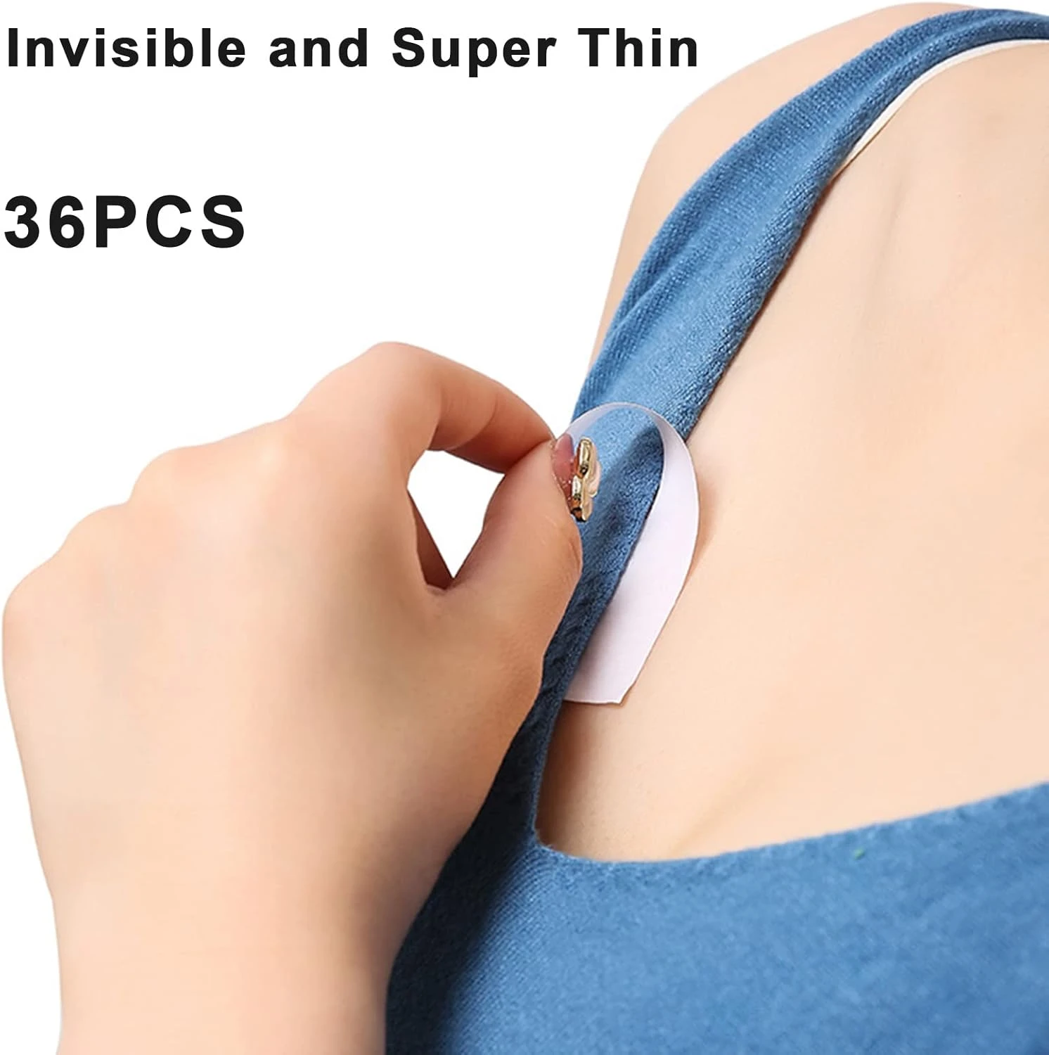 36PCS Double Sided Body Tape Self-Adhesive Bra Clothes Dress Shirt Secret Sticke