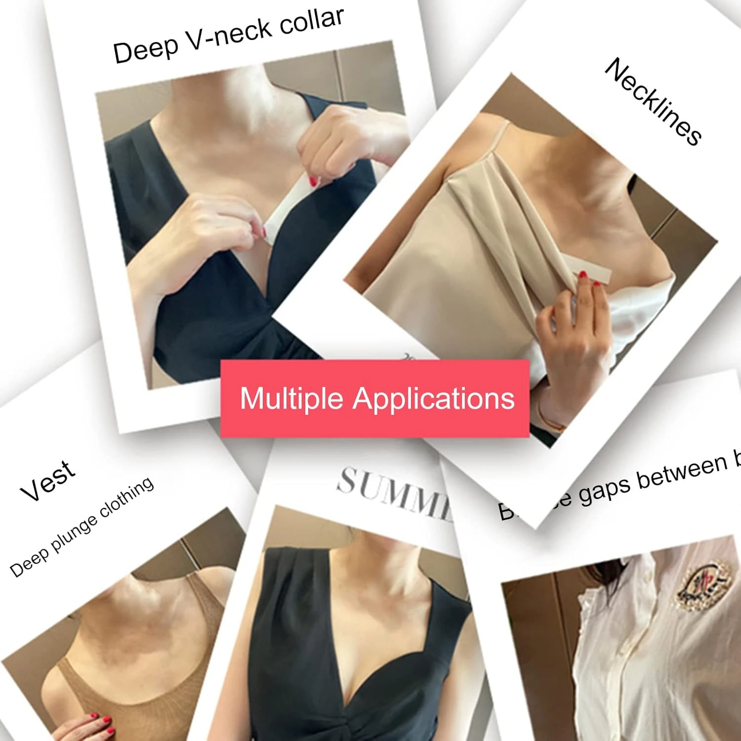 36PCS Double Sided Body Tape Self-Adhesive Bra Clothes Dress Shirt Secret Sticke