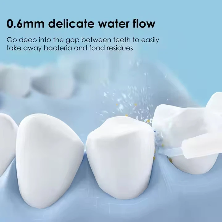 Water Flosser Professional Cordless Dental Flossers  USB Rechargeable Teeth Flos
