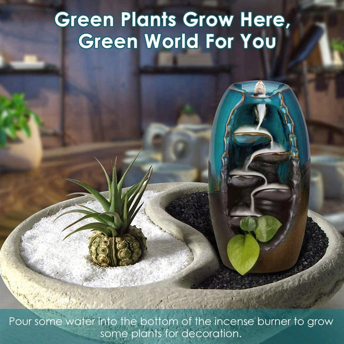 Waterfall Incense Burner