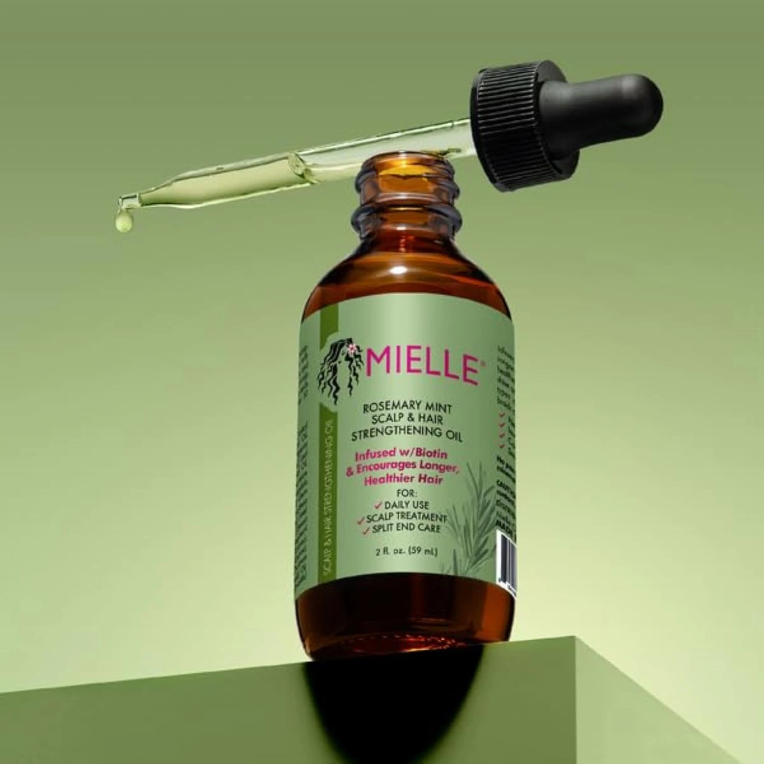 Mielle Organics MIELLE  ROSEMARY MINT  SCALP & HAIR OIL INFUSED W/BIOTIN & ENC